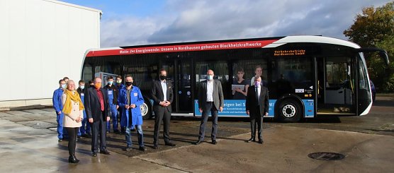 E-Bus Einweihung bei Sokratherm (Foto: agl)