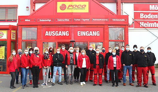 Das Team  kurz vor Dienstantritt am Jubil&auml;umstag (Foto: oas)