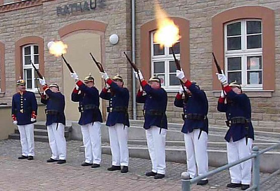 Bottendorfer Sch&uuml;tzen (Foto: Karl-Heinz Herrmann)