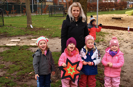 Die Kinder der Rappelkiste freuen sich schon auf die Aktion "Sternenkette" (Foto: Beanke Juch)