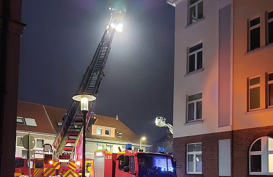 Schornsteinbrand in der Bochumer Stra&szlig;e (Foto: N. Schulz)