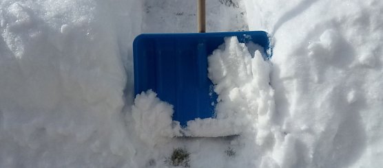 Schneeschieber sind mittlerweile auch bei der St&auml;dtischen Wohnungsgenossenschaft (SWG) wieder aktuell geworden. Die Wohnungsbaugenossenschaft(WBG) hat umgehend 50 St&uuml;ck aus alten Best&auml;nden an ihre Mieter vergeben und weitere 20 bestellt. Sie ist denen dankbar, die in dieser schwierigen Zeit bei der R&auml;umen von Schnee und Eis mit anpacken. (Foto: Kurt Frank)