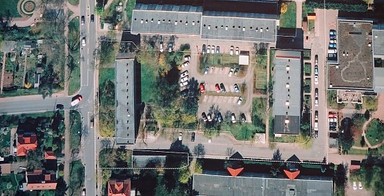 Ossietzky-Quartier von oben (Foto: SWG)