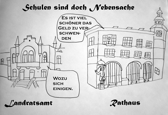 Karikatur (Foto: H. Buntfu&szlig;)