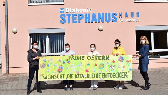 Osterw&uuml;nsche des Teams (Foto: B.Juch)