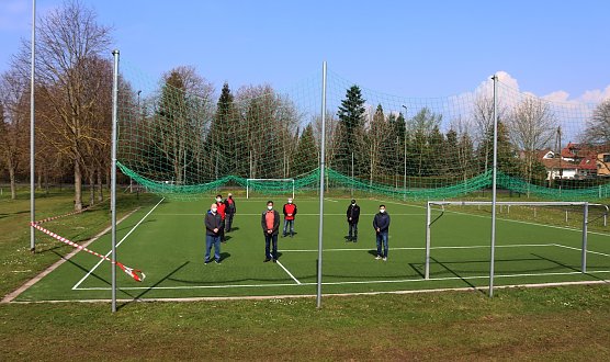Der Ortsteil Bielen verf&uuml;gt jetzt &uuml;ber den zweiten Kunstrasenplatz des Landkreises (Foto: Stadt Nordhausen)