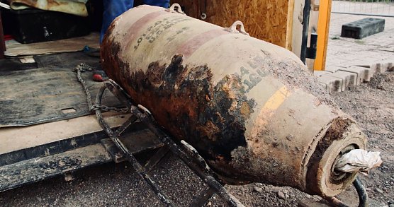 Entsch&auml;rfte Weltkriegsbombe in Nordhausen - Archivbild (Foto: agl)