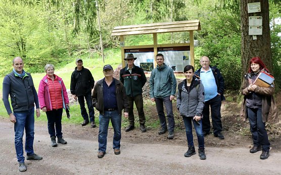 Er&ouml;ffnung des Bergbaulehrpfads (Foto: J.Piper)