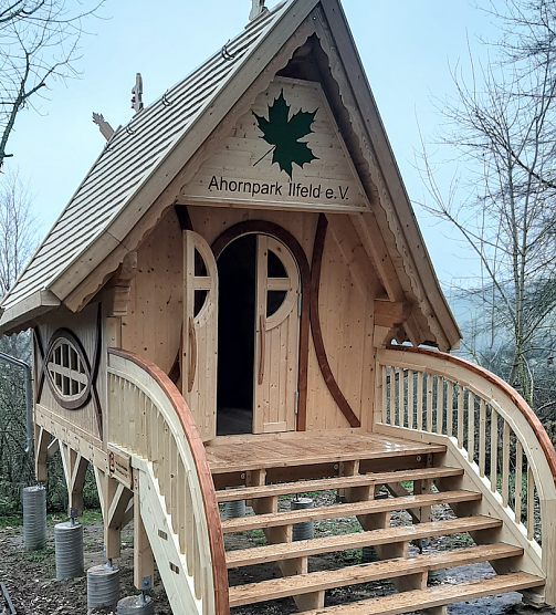 Das "Hexenhaus" im Ahornpark bekommt eine neue Innenausstattung (Foto: Ahornpark Ilfeld)