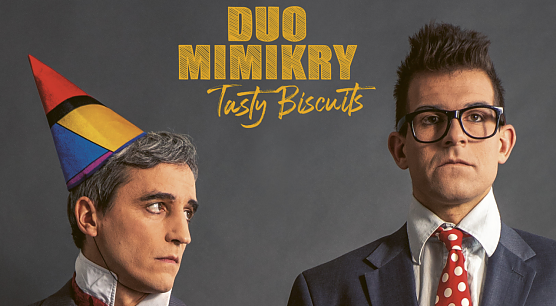 Wieder in Nordhausen zu Gast: das Duo Mimikry pr&auml;sentiert im Zappelini Zelt "Tasty Biscuits" (Foto: Duo Mimikry)