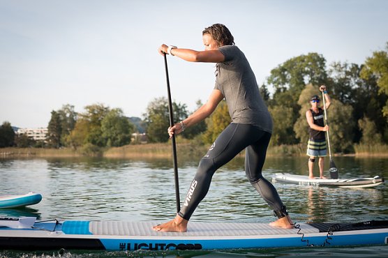 Susanne Lier am Sundh&auml;user See in Aktion (Foto: S.Lier)
