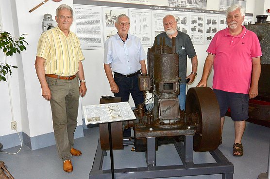 v.l.n.r.: Kurt Bierwisch, Udo K&uuml;rbis, Wilfried Geiger, Heinz-Gerhard Mund (Foto: U. Emmelmann)