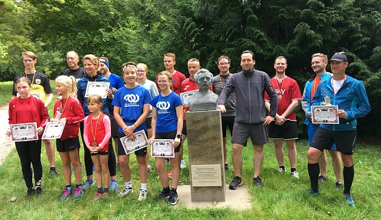 Teilnehmer des Siersmayer-Gedächtnislaufs (Foto: H.Haase) Teilnehmer des Siersmayer-Gedächtnislaufs (Foto: H.Haase)