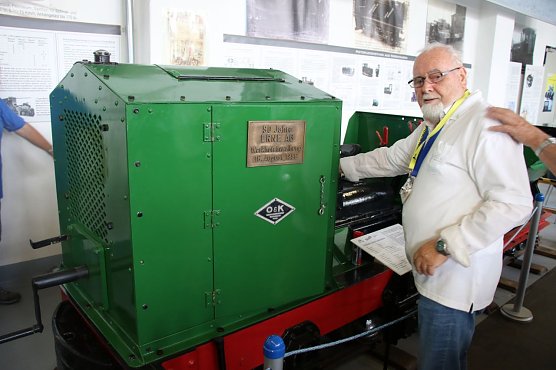 L&auml;uft wieder - die RL 1c aus dem Hause Orenstein und Koppel wurde dem IFA-Museum am Samstag zum Geschenk gemacht (Foto: agl)