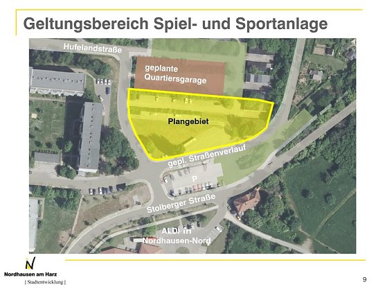 Um dieses Areal geht es (Foto: Stadtverwaltung Nordhausen)