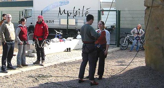 Angeklettert (Foto: mobile) Angeklettert (Foto: mobile)