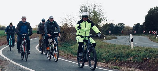 Der Radweg zwischen Nordhausen und Hesserode wurde heute offiziell er&ouml;ffnet (Foto: agl)
