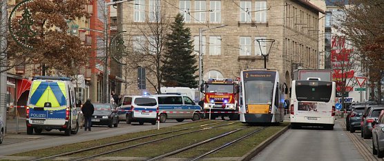 Schwerer Unfall in der Rautenstra&szlig;e (Foto: agl)