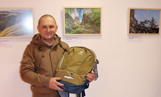 Preisträger Andreas Grunwald (Foto: Landschaftspflegeverband Südharz/Kyffhäuser) Preisträger Andreas Grunwald (Foto: Landschaftspflegeverband Südharz/Kyffhäuser)