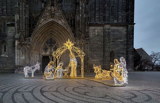 Lichterwelten in Magdeburg (Foto: Peter Blei)