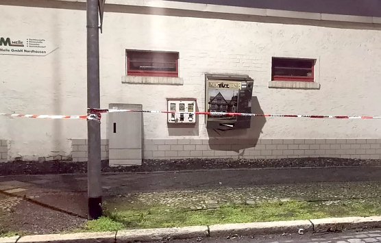 Zerst&ouml;rter Automat (Foto: PI NDH)