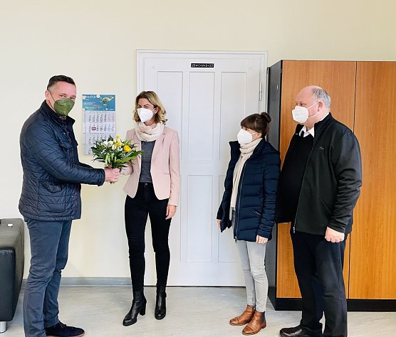 v.l.: Niels Neu, Alexandra Rieger, Claudia Rheinl&auml;nder, Helmut Peter (Foto: NUV)