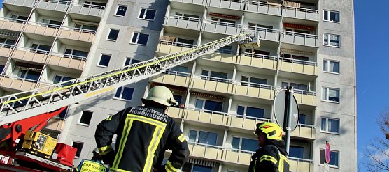 Gro&szlig;einsatz in Nordhausen Nord (Foto: agl)