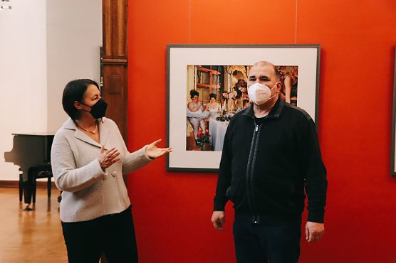 Finissage im Kunsthaus mit Olaf Martens (Foto: Stadtverwaltung Nordhausen)