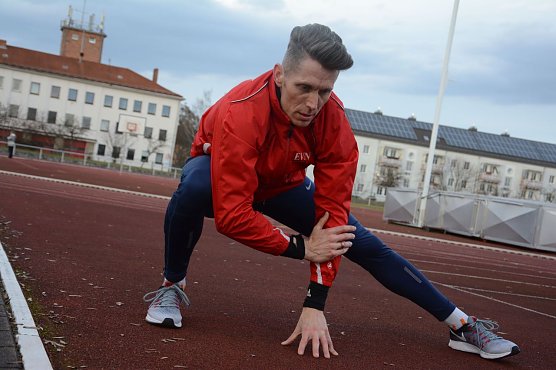 Den Sportchampion 2022 wird auch Marko Bachmann / Harzer Sportgemeinschaft Nordhausen erhalten. 2020 wurde er Deutscher Hallenmeister im 60m � Sprint der M45. (Foto: privat)