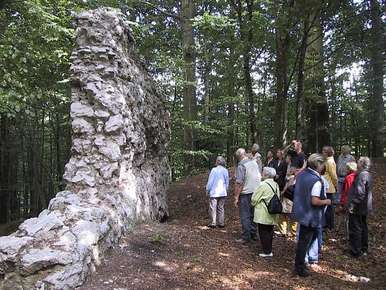 An der Burgruine Lichtenstein (Foto: Firouz Vladi)