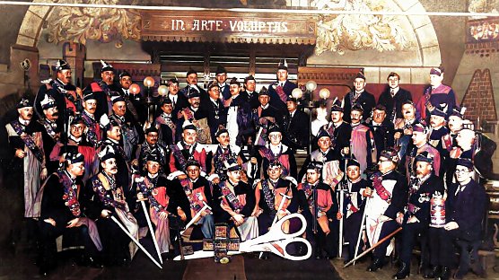 Die Nordhäuser Schlaraffen des Jahres 1917 (Foto: privat) Die Nordhäuser Schlaraffen des Jahres 1917 (Foto: privat)