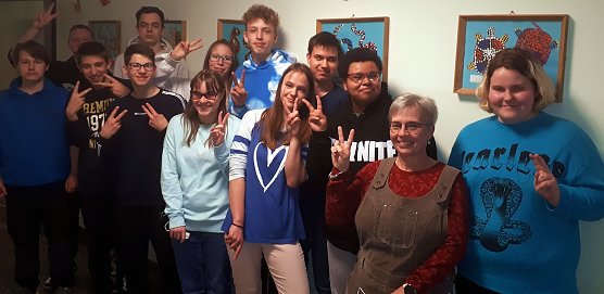 Die Klasse 9a (Foto: F&ouml;rderschule Pestalozzi)