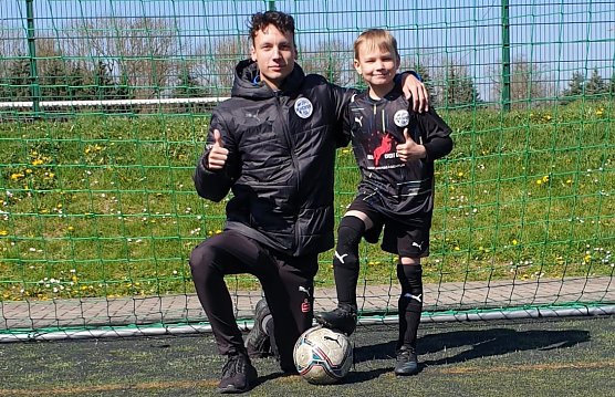 Tykhon und Trainer Johannes K&ouml;nitzer. (Foto: Andy Seidel)