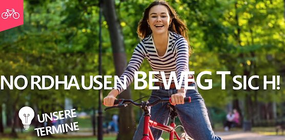 Aus dem aktuellen Plakat zum Stadtradeln (Foto: Stadtverwaltung Nordhausen) Aus dem aktuellen Plakat zum Stadtradeln (Foto: Stadtverwaltung Nordhausen)