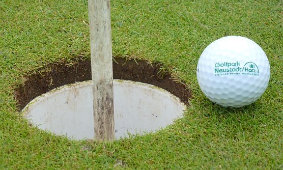 Anders als etwa beim Fußball muss beim Golfsport das Runde auch ins Runde (Foto: KVHS) Anders als etwa beim Fußball muss beim Golfsport das Runde auch ins Runde (Foto: KVHS)