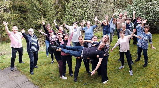 Der Gospelchor Kar&iacute;bu  (Foto: Evangelischer Kirchenkreis S&uuml;dharz)