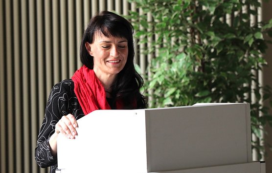 Projektleiterin Marie-Luise Zahradnick, die auch dem Nordh&auml;user Geschichts- und Altertumsverein vorsteht (Foto: Eva Maria Wiegand)