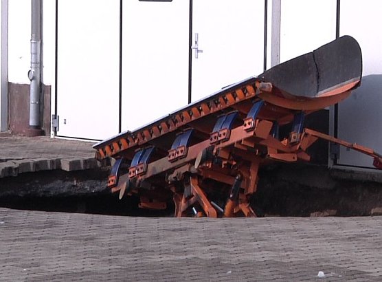 Abgerutscht (Foto: nnz-tv)