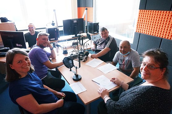 Inklusive Redaktion "Schr&auml;gstrich" (Foto: Sandra Witzel)