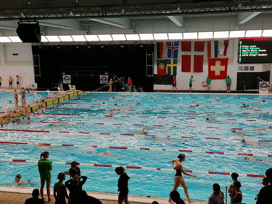 Beim gr&ouml;&szlig;ten Jugendwettkampf in Europa konnten die Nordh&auml;user internationale Wettkampfluft schnuppern (Foto: SVN 90)