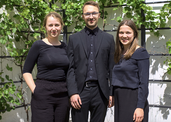 Anselma und Adrian Patzelt spielen am Sonntag zusammen mit Lovis Kriese in M&uuml;nchenlohra auf (Foto: F&ouml;rderverein Kloster M&uuml;nchenlohra)