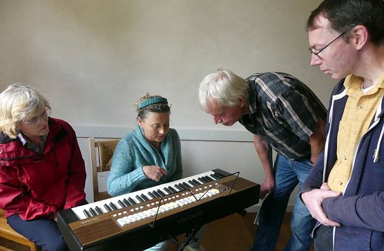 In der Orgelschule  (Foto: Evangelischer Kirchenkreis S&uuml;dharz)