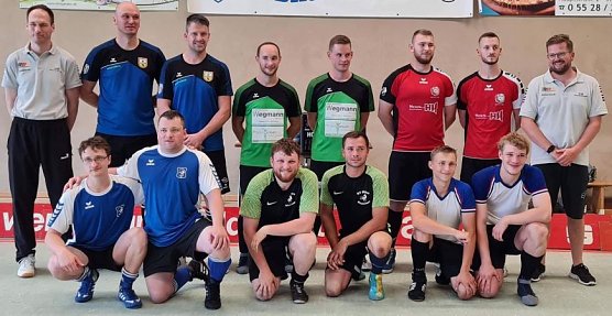 In Bilshausen k&auml;mpften auch die Ilfelder Radballer um den Aufstieg in die 2. Bundesliga (Foto: Uwe Tittel)