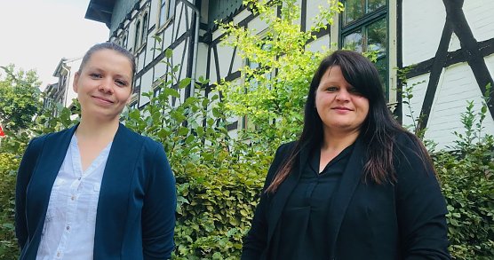 Sandra Ziegler-Koch und Anja Barth werden als Doppelspitze in der Gesch&auml;ftsf&uuml;hrung die Geschicke des Kreisjugendrings leiten (Foto: agl)