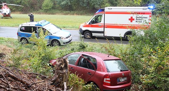 Unfall bei Werther heute Nachmittag (Foto: S.Dietzel) Unfall bei Werther heute Nachmittag (Foto: S.Dietzel)
