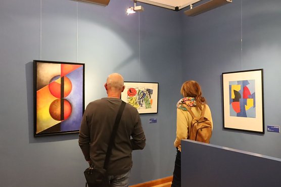 Ausstellung "KUNST MACHT BLAU" (Foto: Stadtverwaltung Nordhausen)