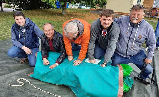 Vorbereitungen f&uuml;rs Kinderfest (Foto: G.Zeitler)