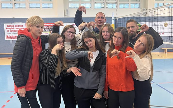 Die Bleicher&ouml;der Volleyballdamen mussten eine knappe Ausw&auml;rtsniederlage hinnehmen  (Foto: Andre Kretzschmar)