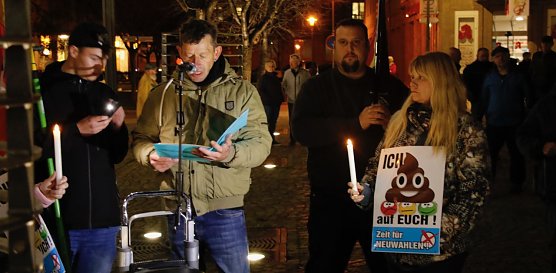 Montagsdemonstration in Nordhausen am 7. November (Foto: agl)