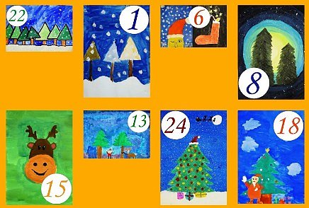 Adventskalender des Schillergymnasiums (Foto: Schillergymnasium Bleicherode)